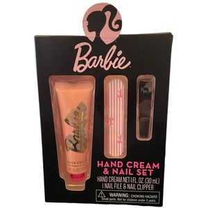 Barbie Hand Cream Nail Set NWT